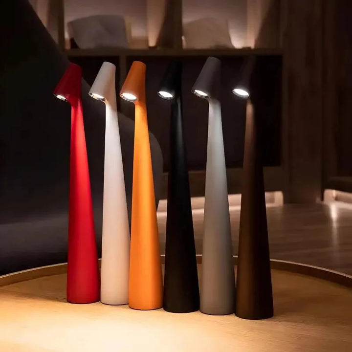 Bezprzewodowa lampa stołowa LED – z funkcją ściemniania i ładowania
