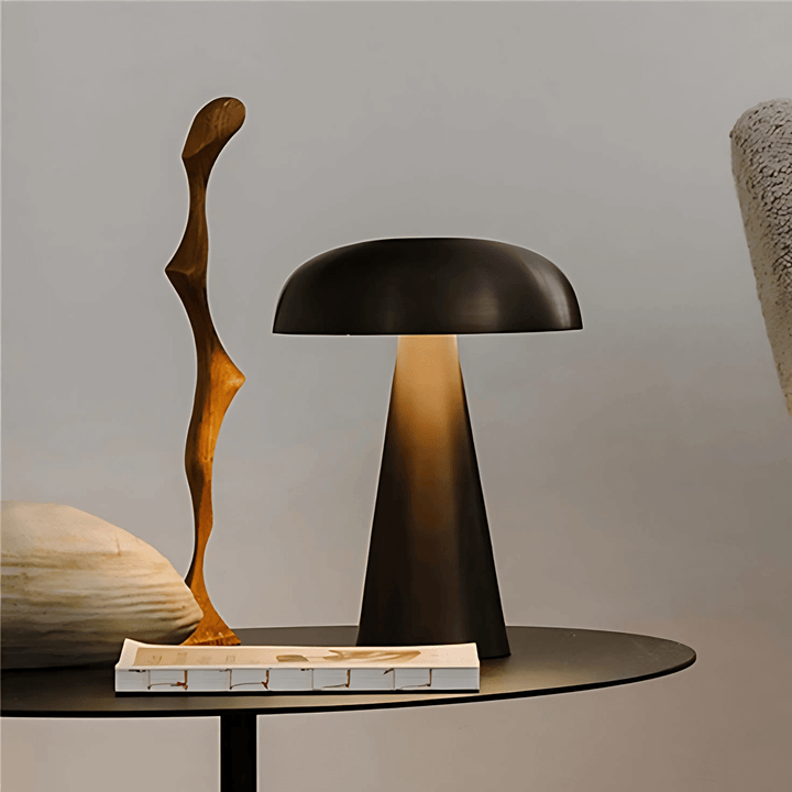 Lampa Stołowa w Kształcie Grzyba – Z Regulacją Jasności i Nastrojowym Światłem