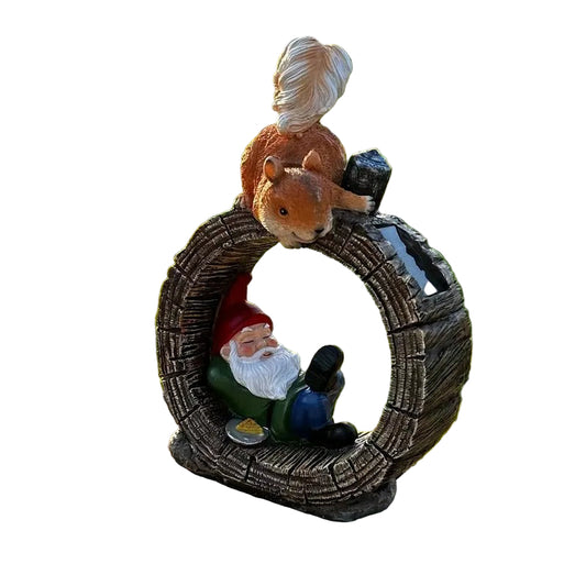 Lampa Zewnętrzna Z Żywicy Zasilana Energią Słoneczną