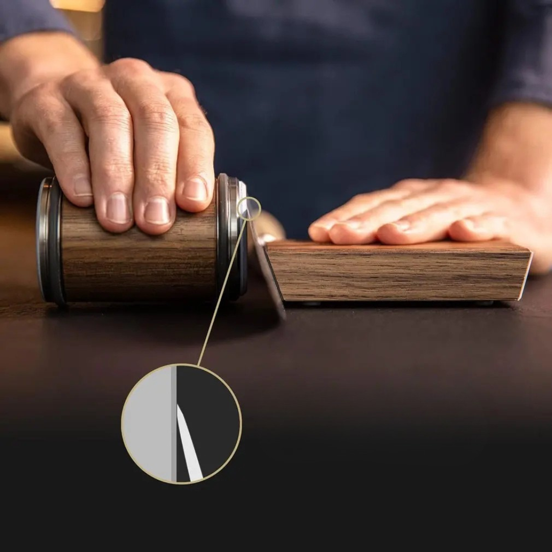 Ostrzałka do Noży z Mechanizmem Rolkowym do Noży Prostyсh