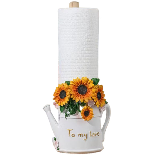 Uchwyt Na Ręczniki Papierowe Do Kuchni Z Kwiatami