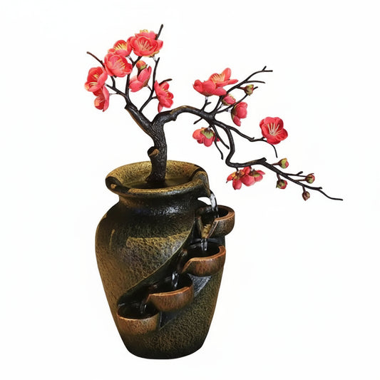 Wazon do wnętrz w kształcie wodospadu